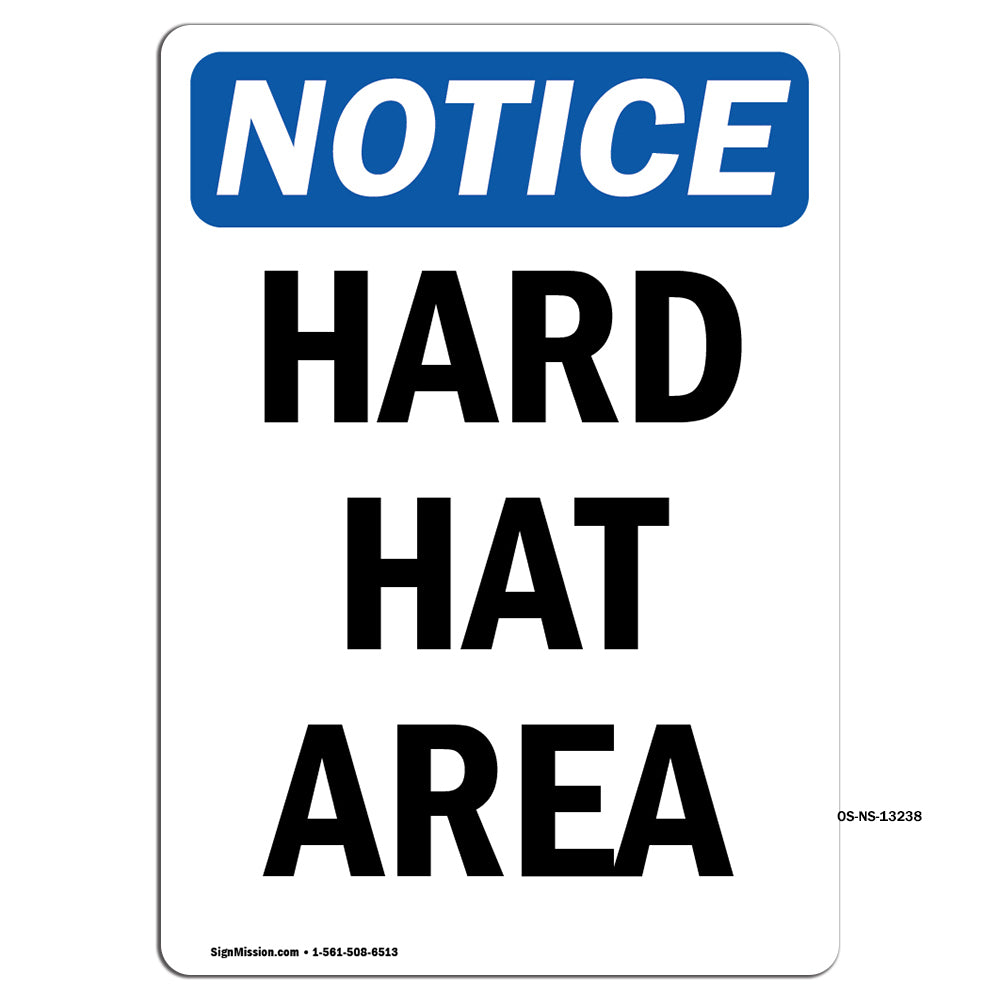 Hard Hat Area Sign