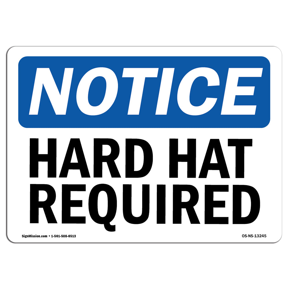Hard Hat Required Sign