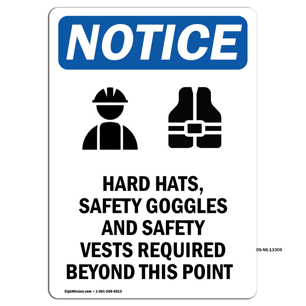 Hard Hats, Safety Goggles And