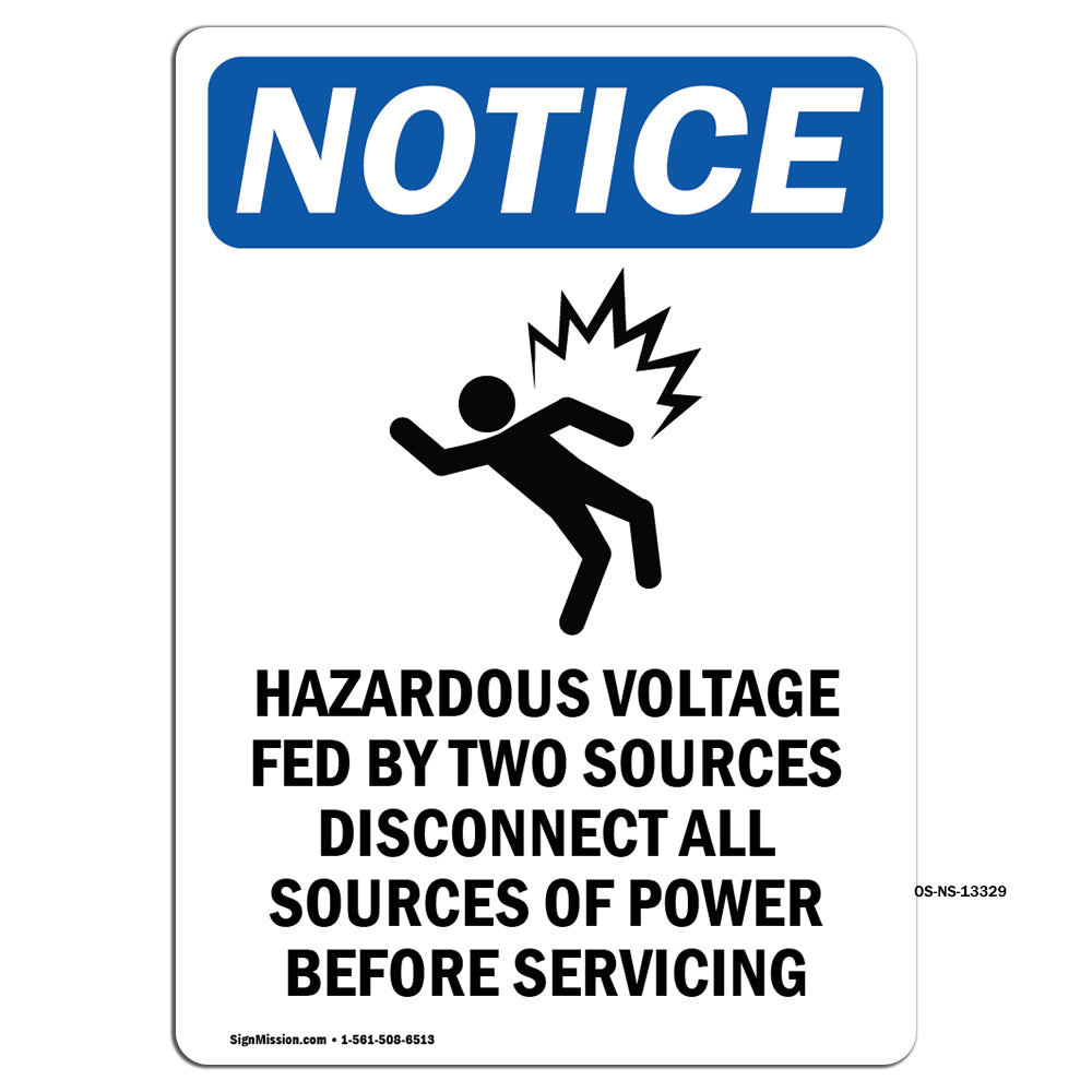 Hazardous Voltage Fed By Two