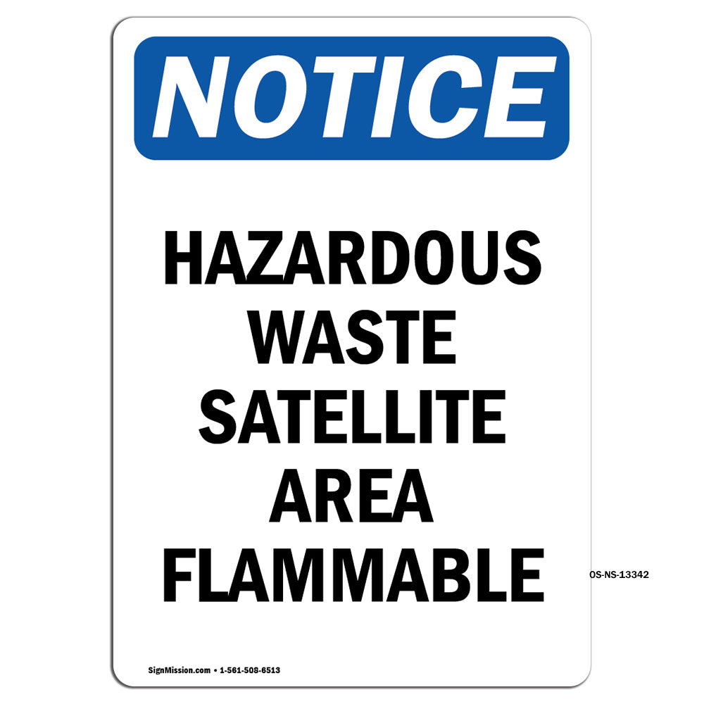 Hazardous Waste Satellite Area Flammable