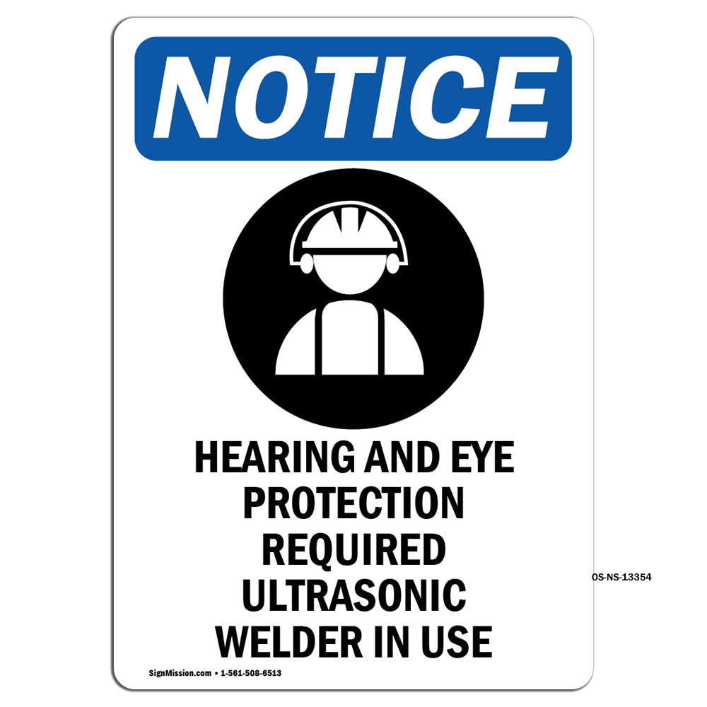 Hearing And Eye Protection Required