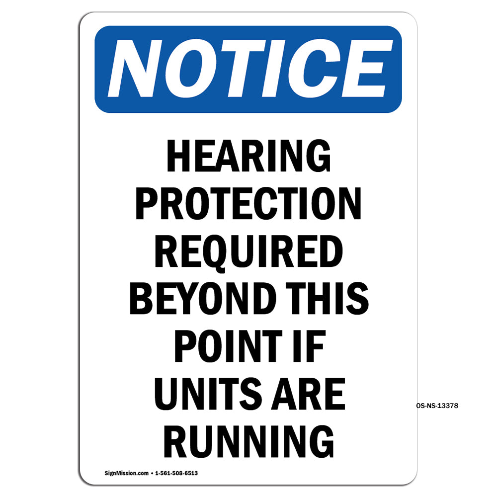 Hearing Protection Required Beyond This