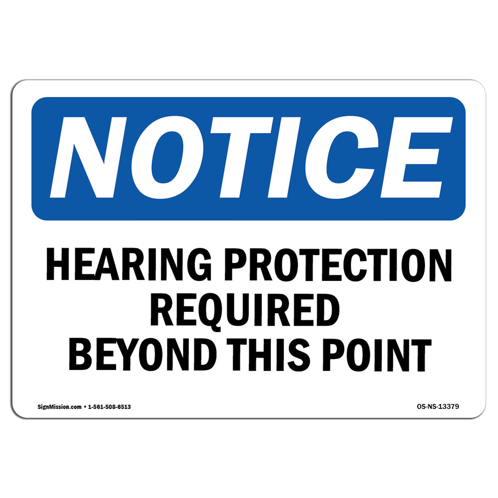 Hearing Protection Required Beyond