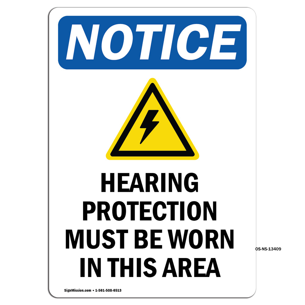 Hearing Protection Must Be Worn