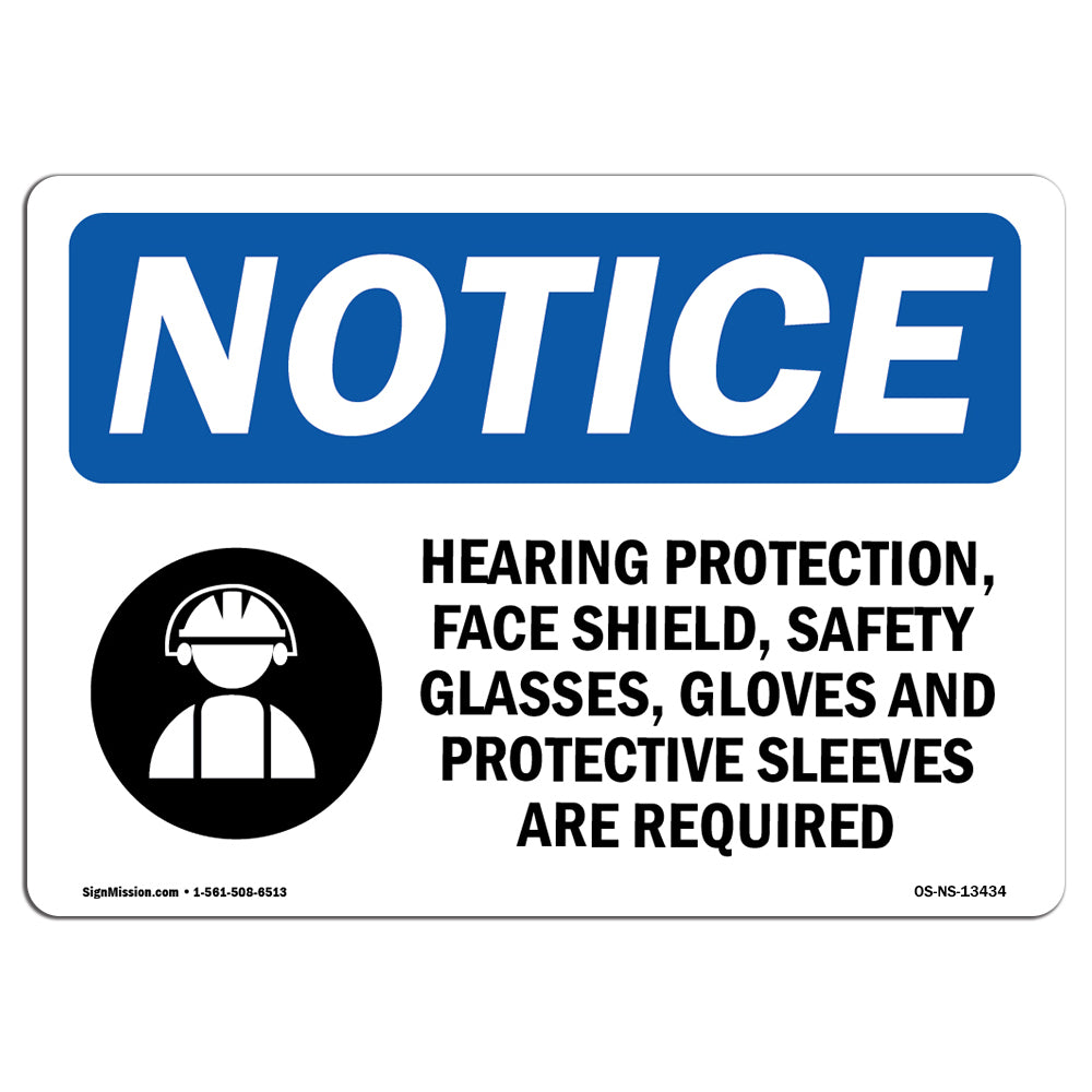 Hearing Protection, Face Shield,
