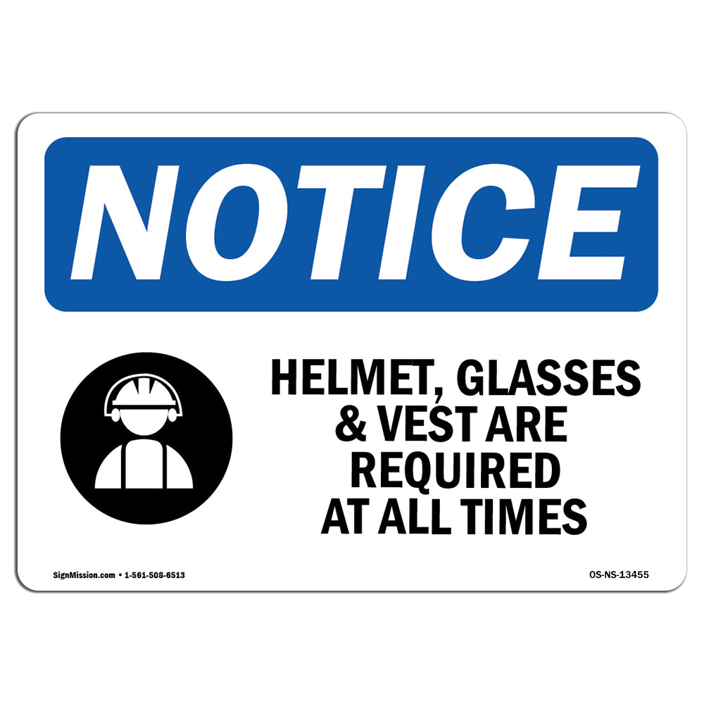 Helmet, Glasses &