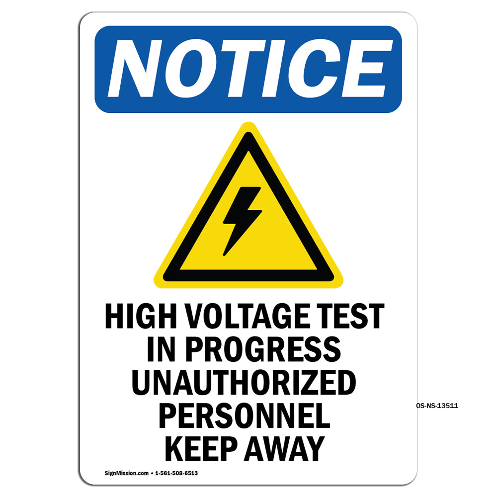 High Voltage Test In Progress