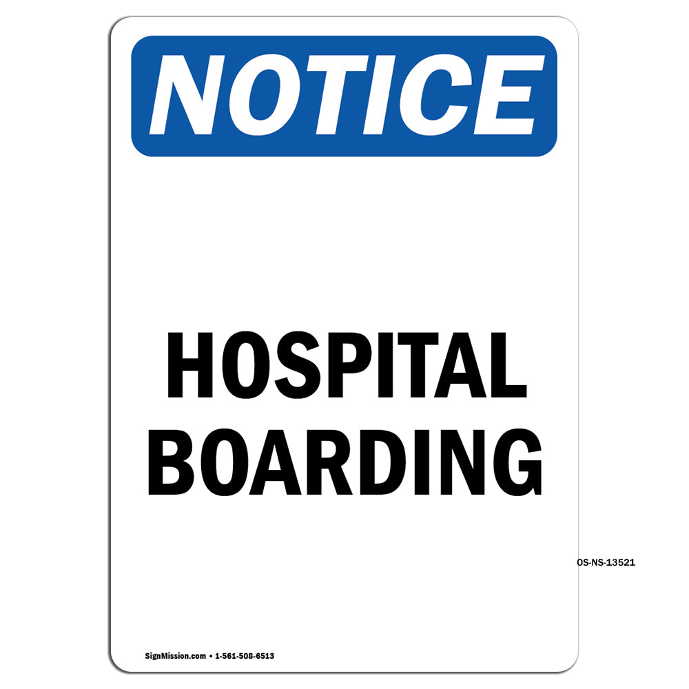 Hospital Boarding