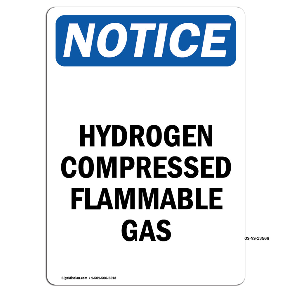 Hydrogen Compressed Flammable Gas