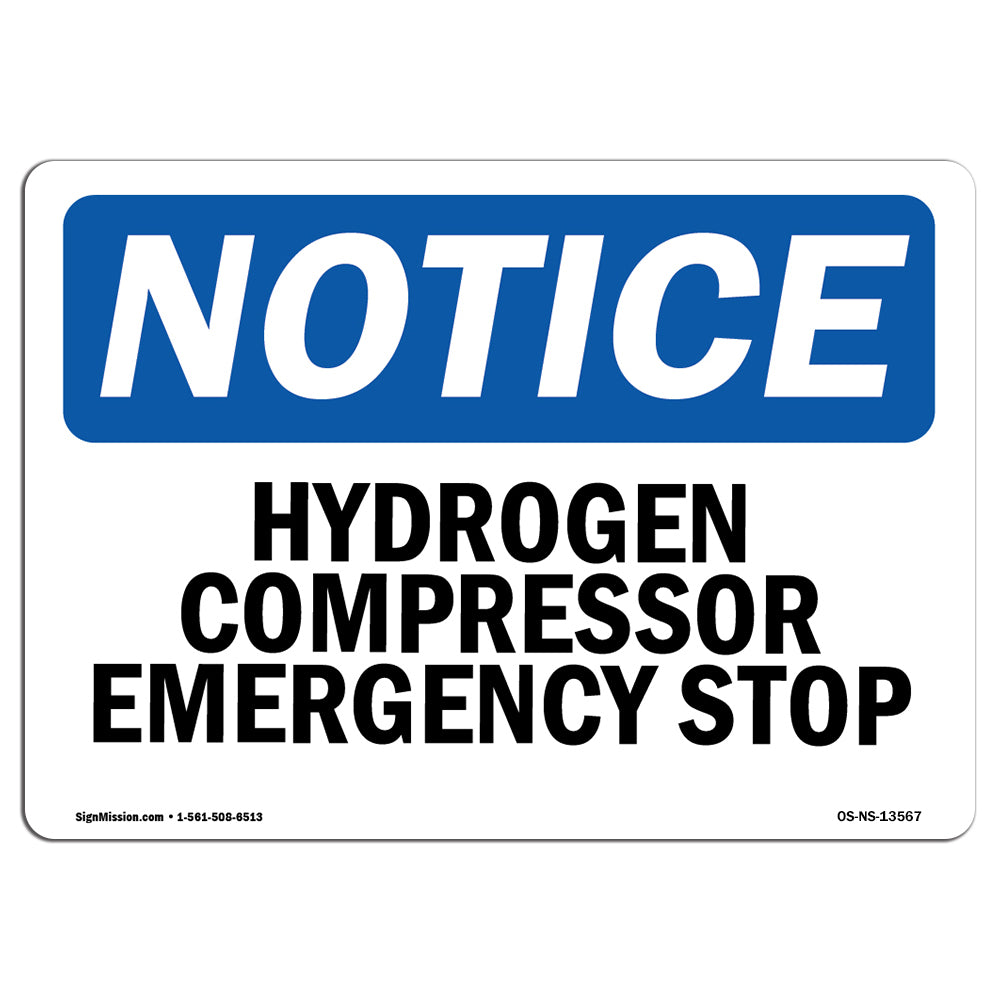 Hydrogen Compressor Emergency Stop