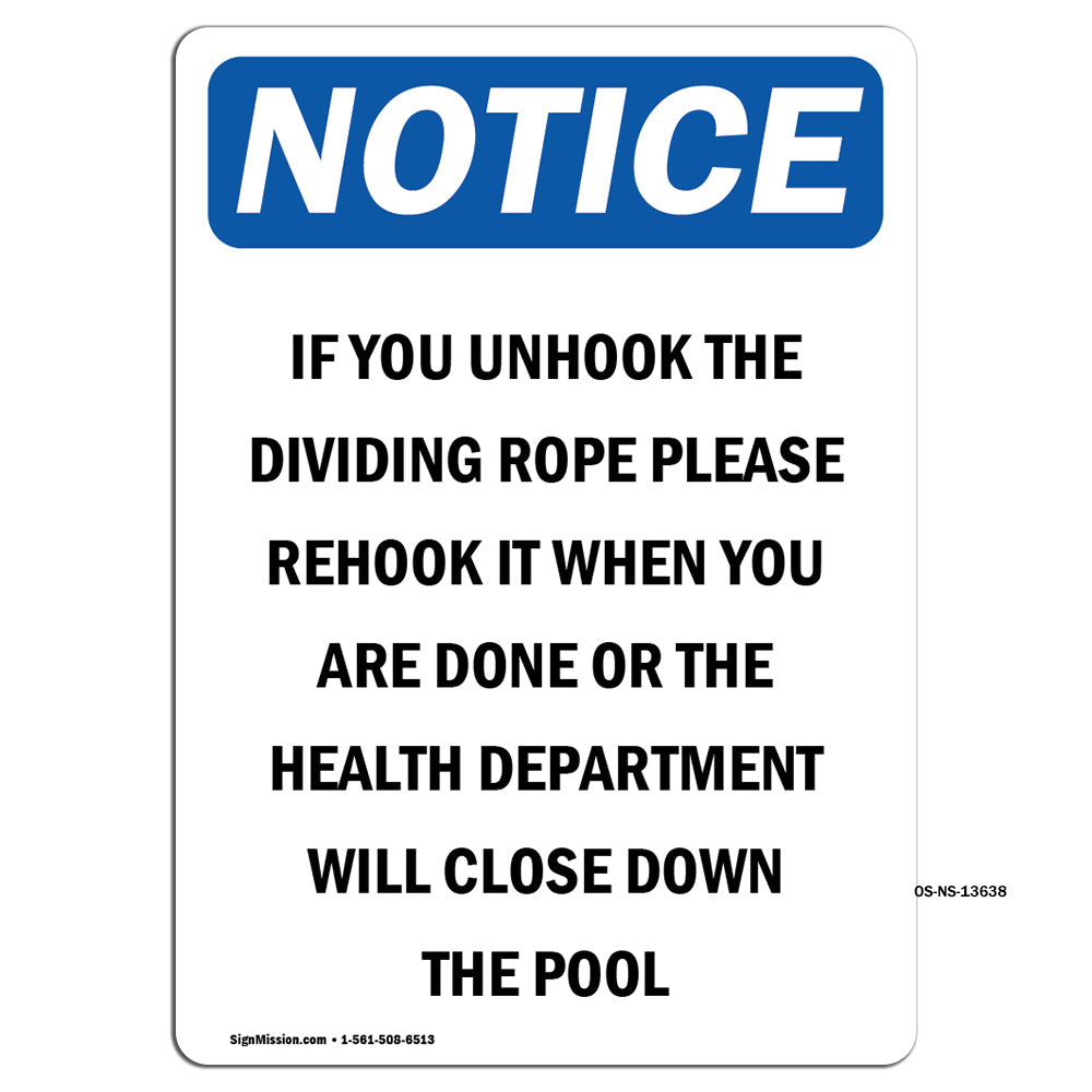 If You Unhook The Dividing Rope Please Rehook