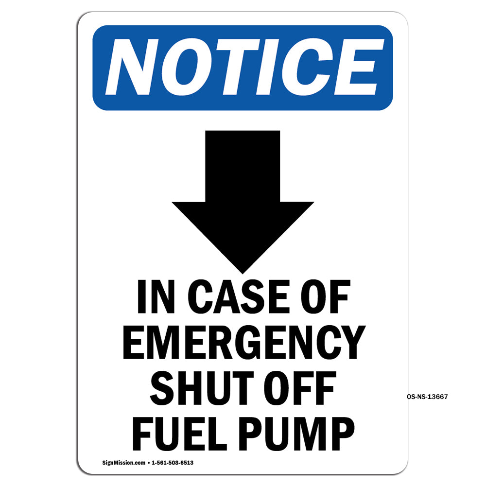 In Case Of Emergency Shut Off