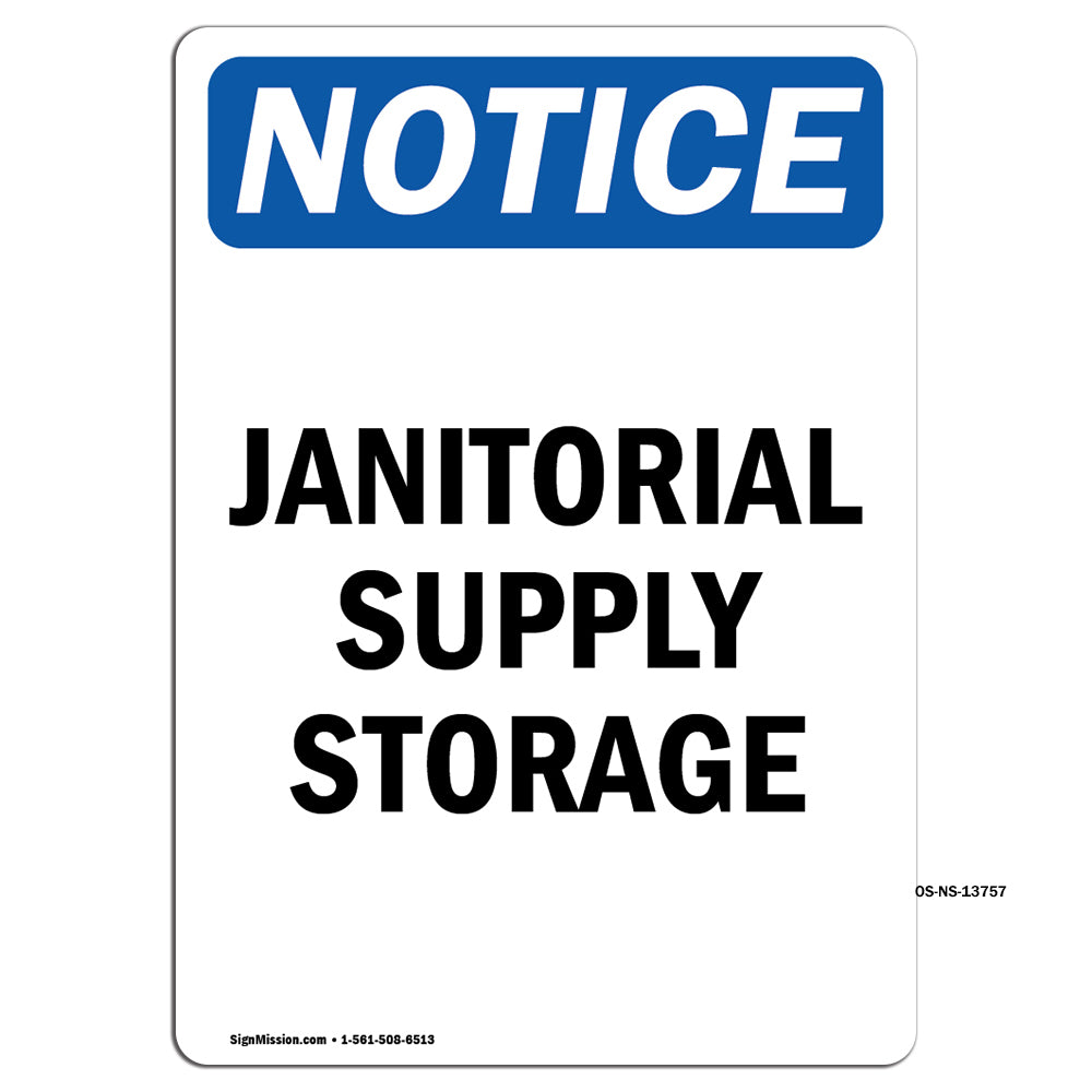 Janitorial Supply Storage