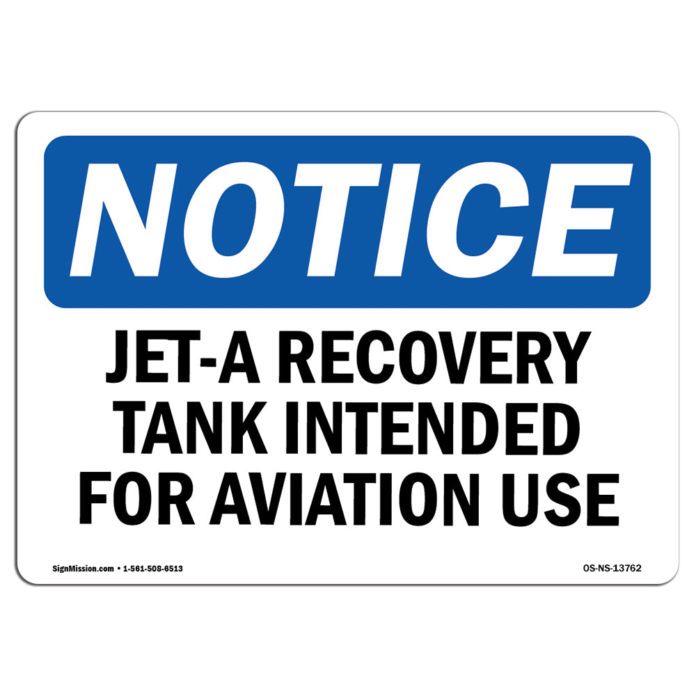 Jet-A Recovery Tank Intended For Aviation Use