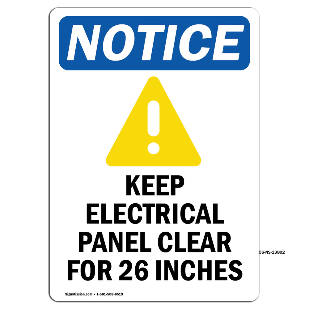 Keep Electrical Panel Clear
