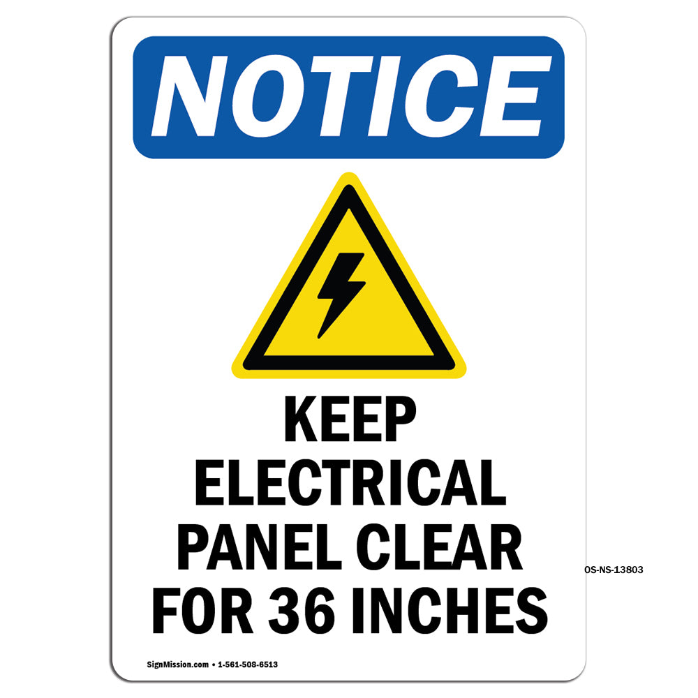 Keep Electrical Panel Clear