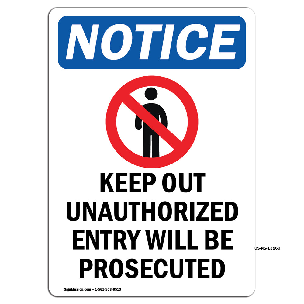 Keep Out Unauthorized