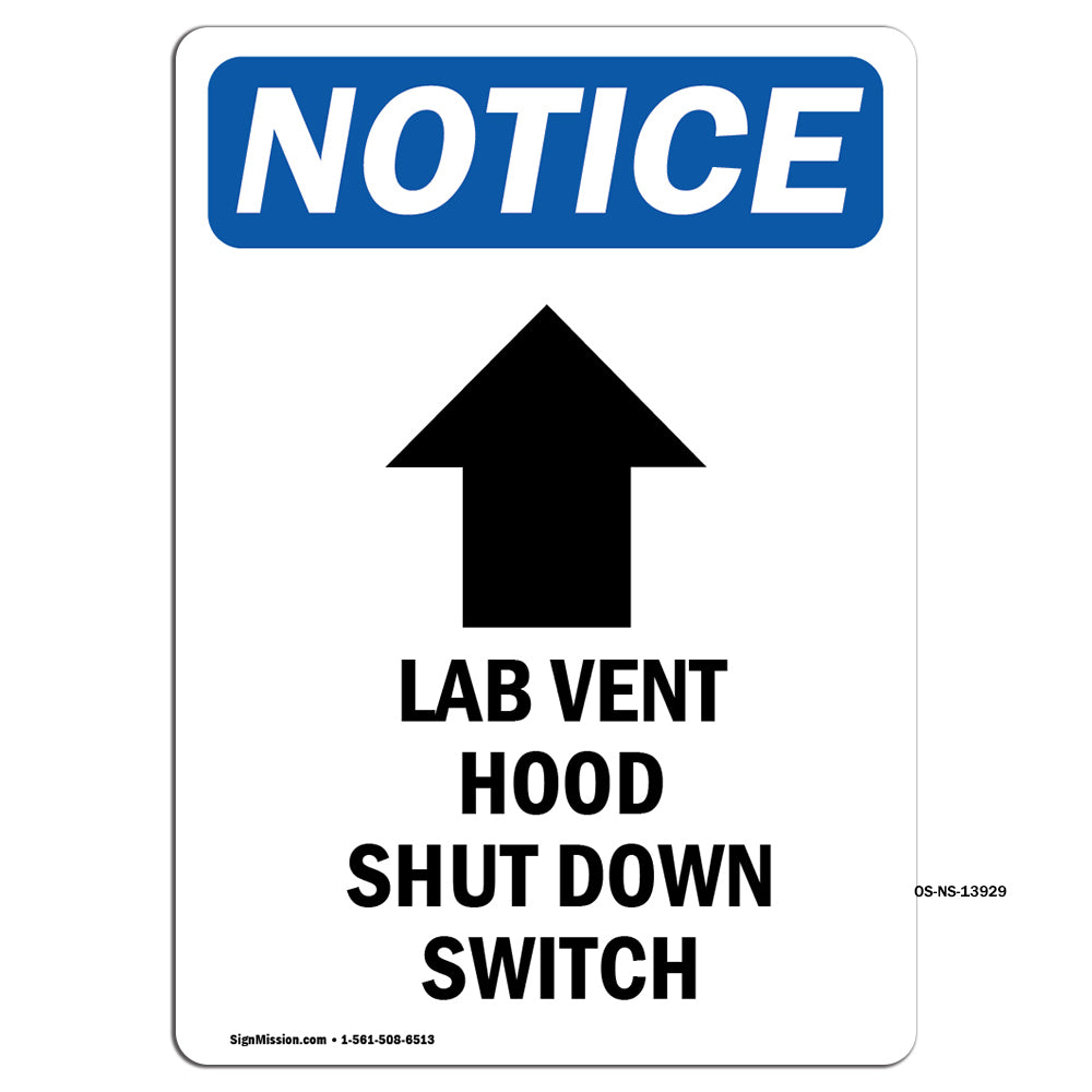 Lab Vent Hood Shut Down Switch