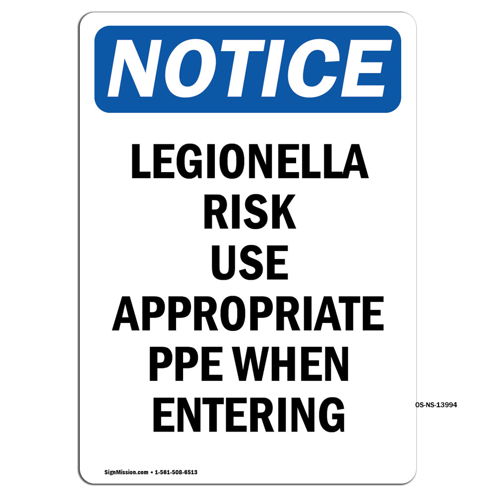 Legionella Risk Use Appropriate PPE When Entering