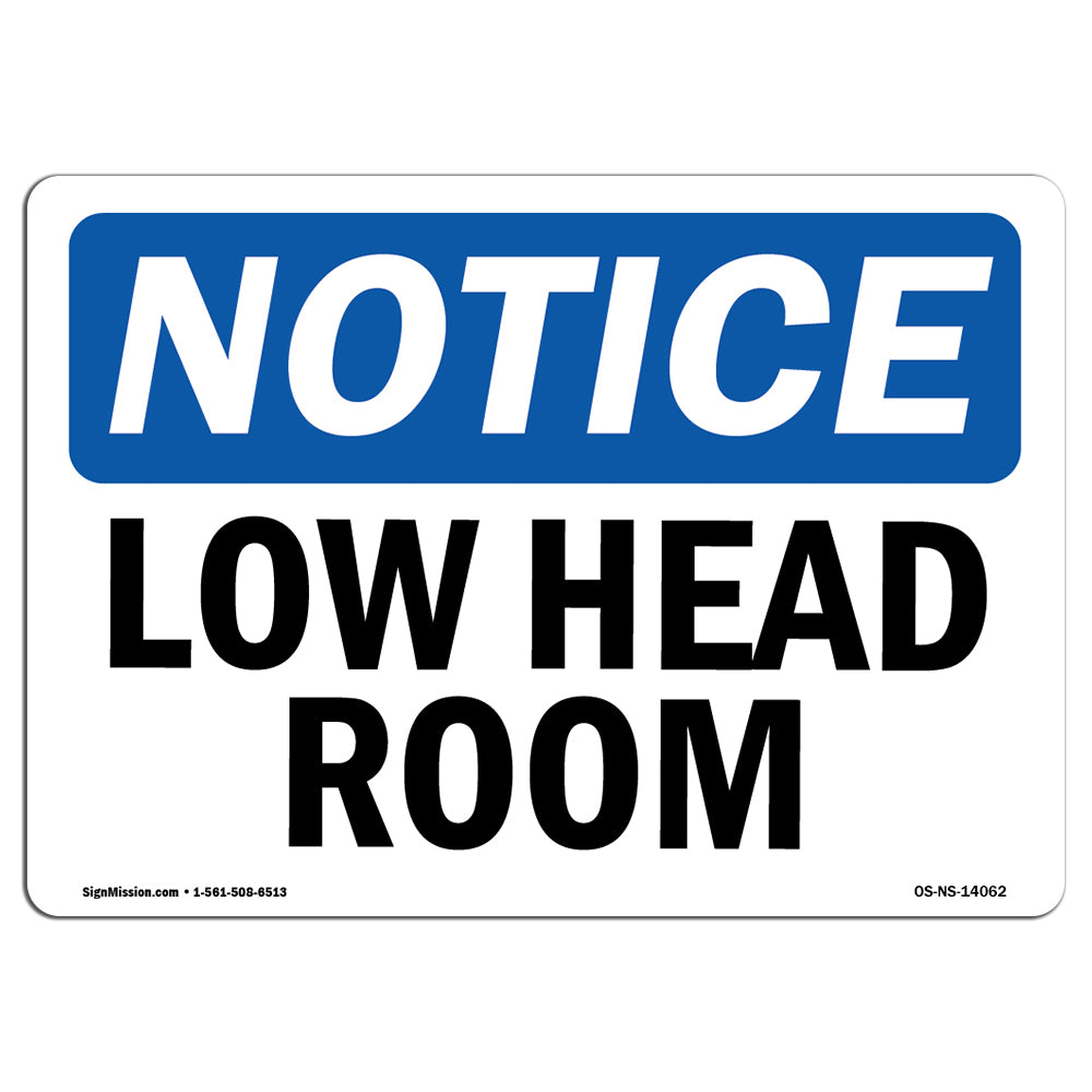 Low Head Room Sign
