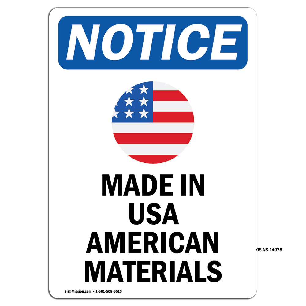 Made In USA American Materials