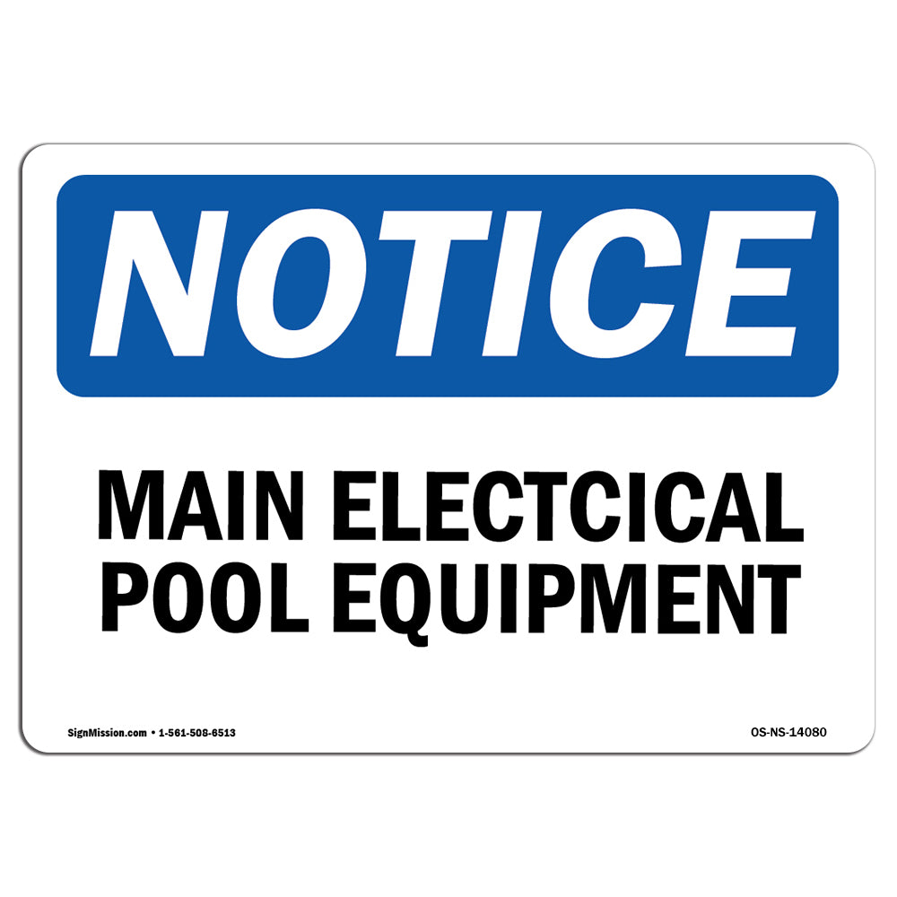 Main Electrical Pool Equipment