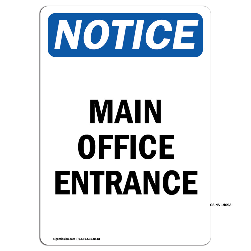 Main Office Entrance
