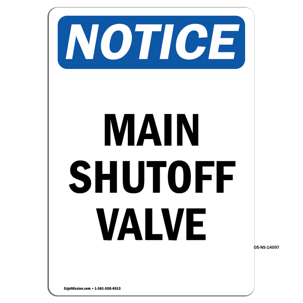 Main Shutoff Valve