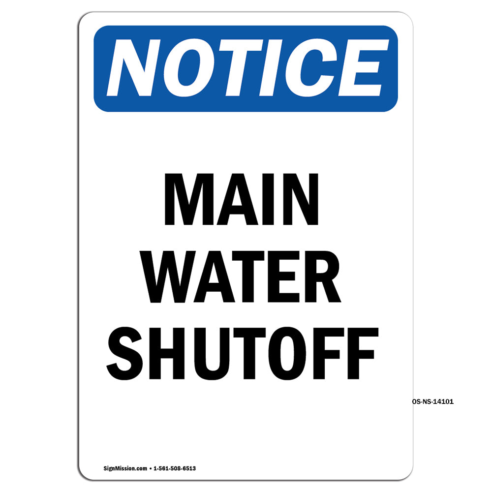 Main Water Shutoff