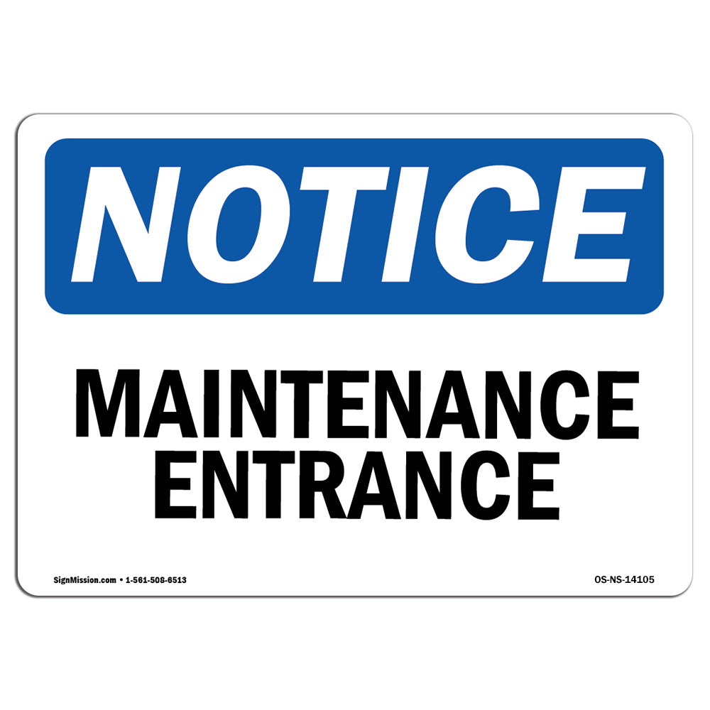 Maintenance Entrance