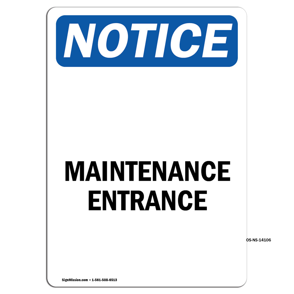 Maintenance Entrance