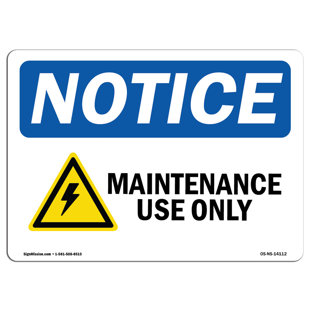 Maintenance Use Only