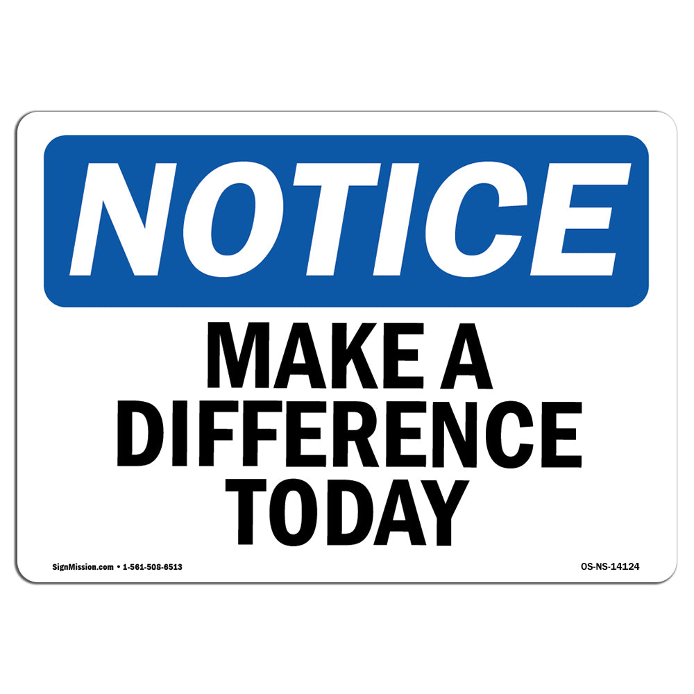Make A Difference Today