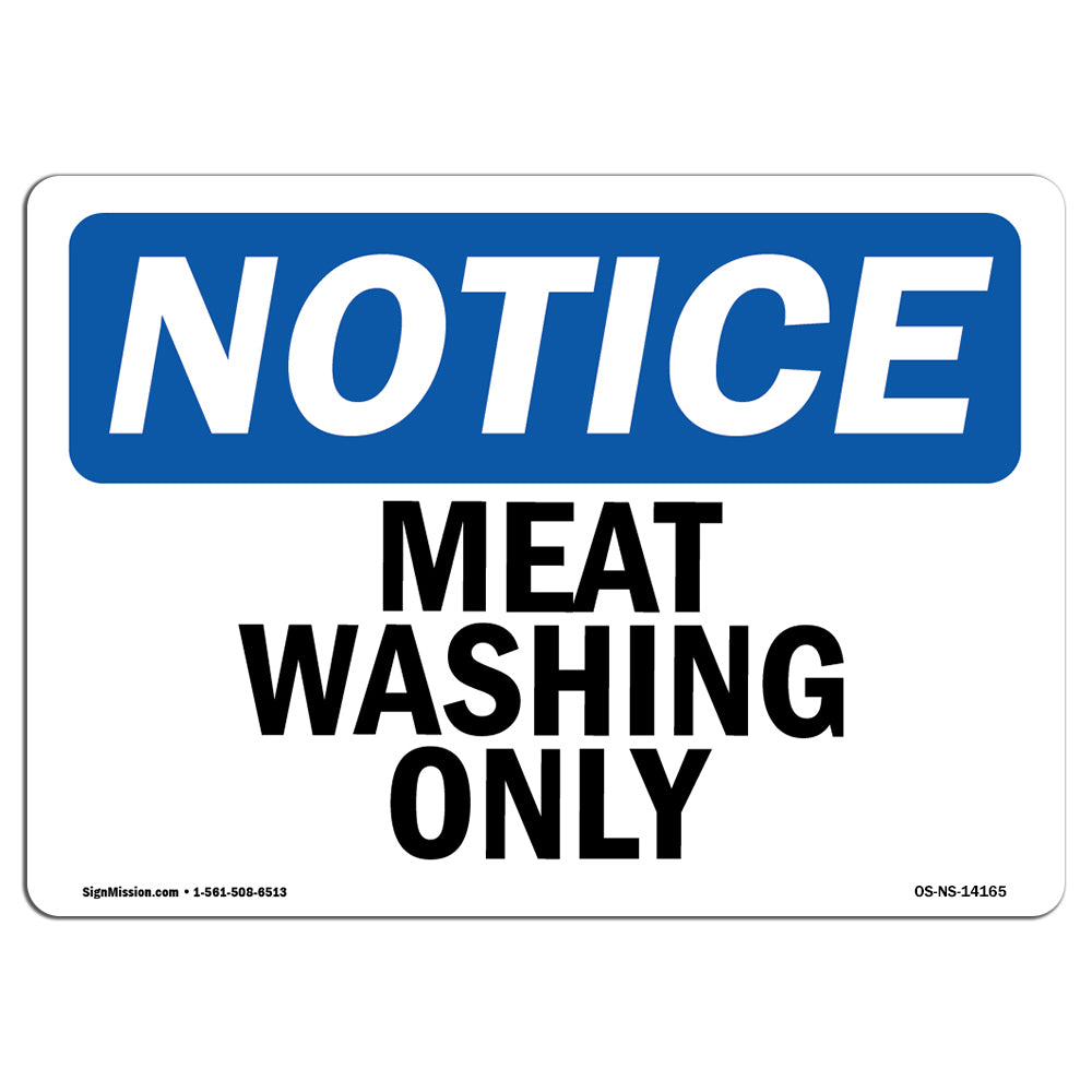 Meat Washing Only