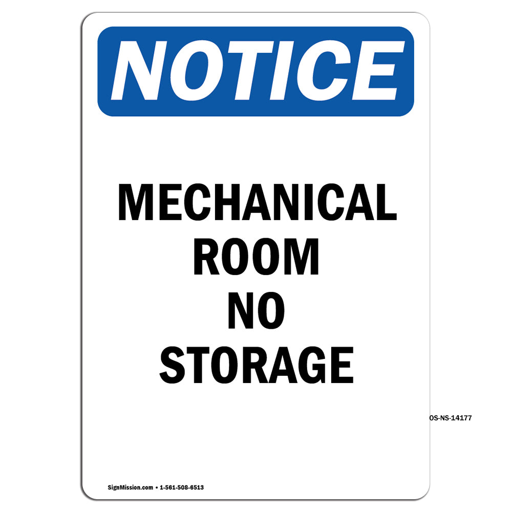Mechanical Room No Storage