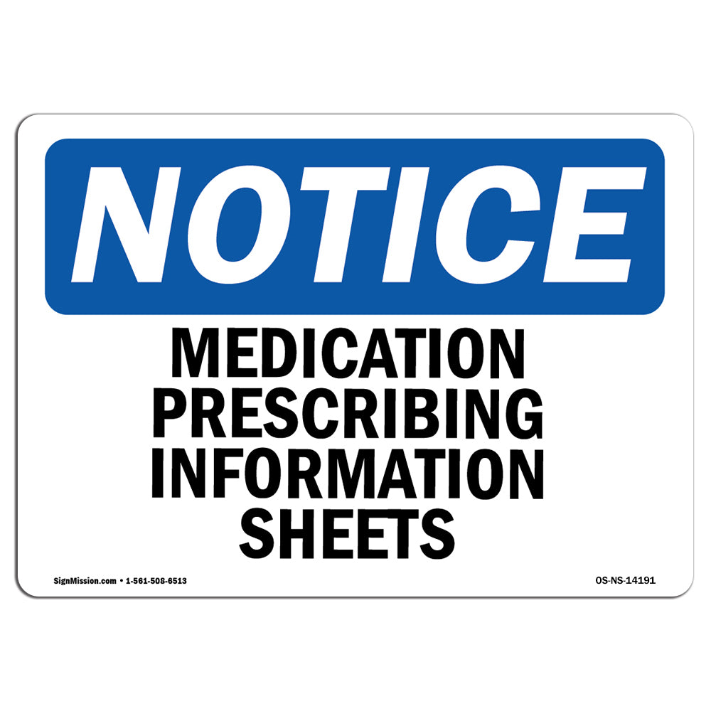 Medication Prescribing Information Sheets