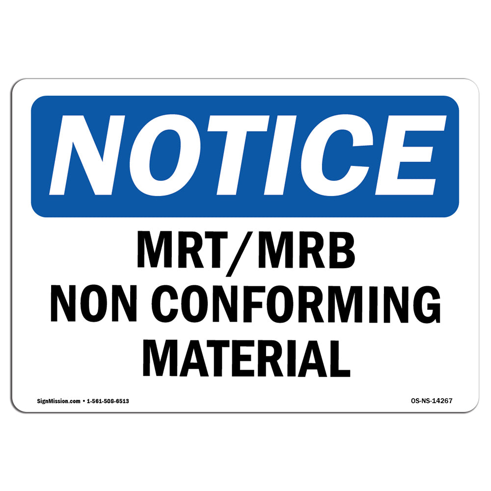 Mrt Mrb Nonconforming Material