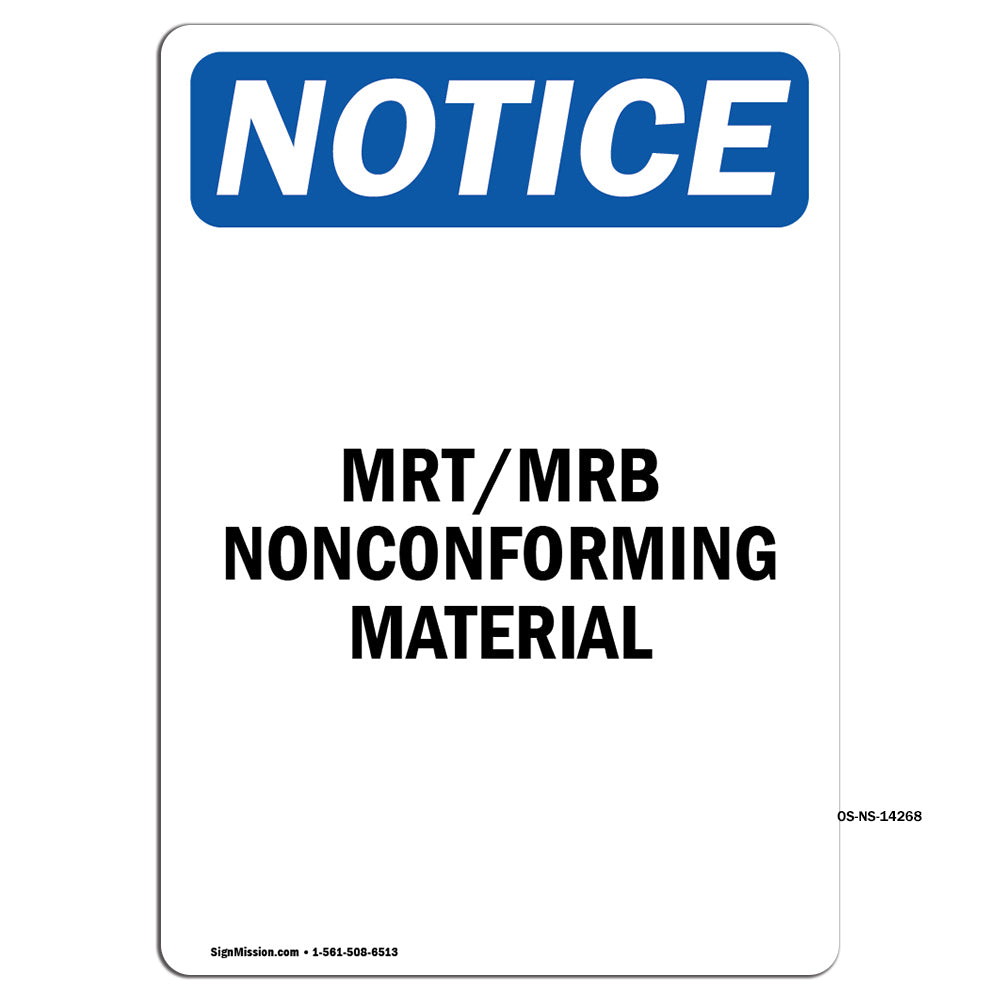 Mrt Mrb Nonconforming Material
