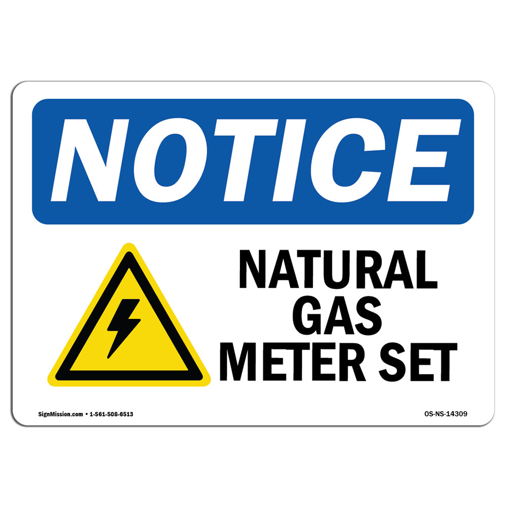 Natural Gas Meter Set