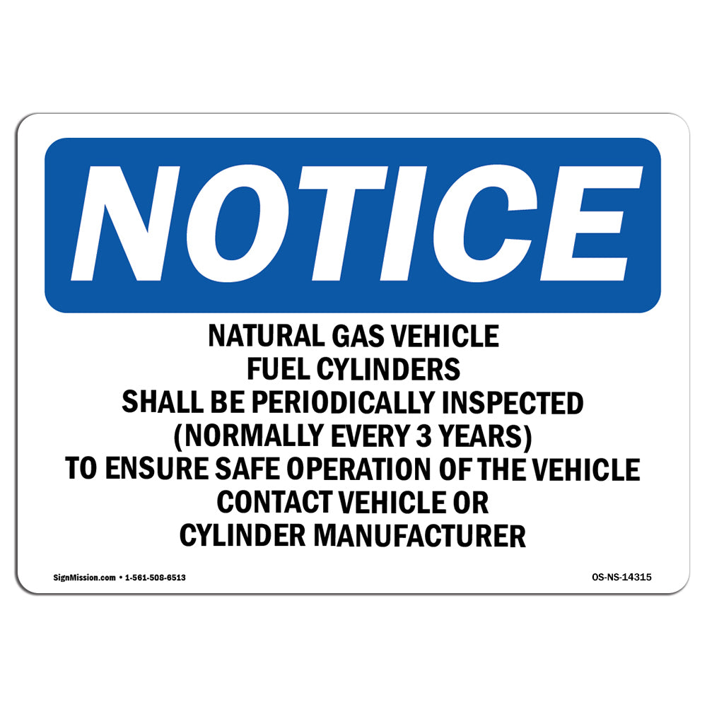 Natural Gas Vehicle Fuel Cylinders Shall