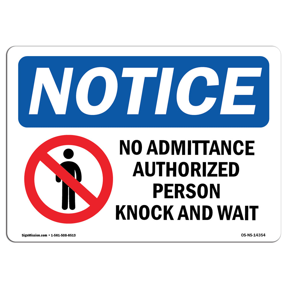 No Admittance Authorized