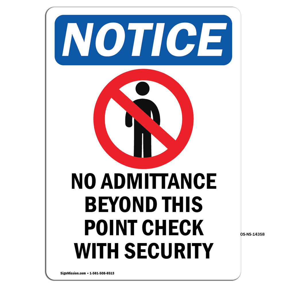 No Admittance Beyond