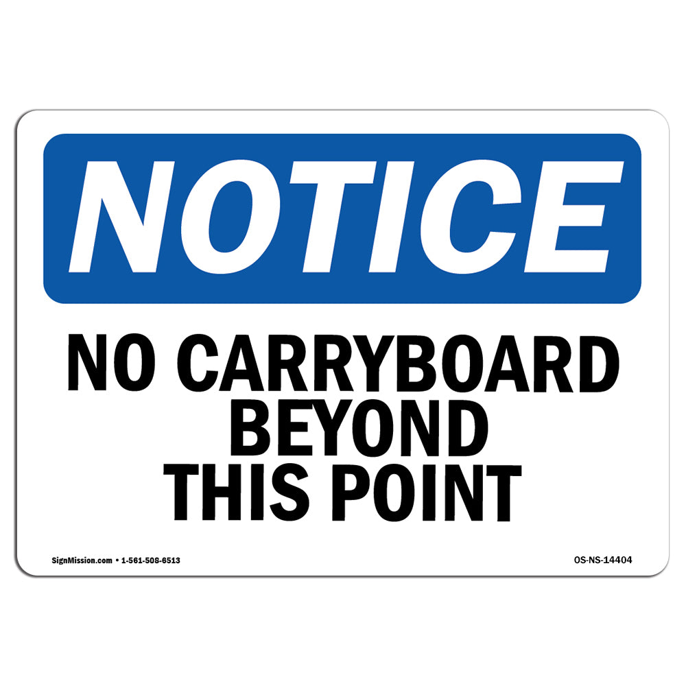 No Cardboard Beyond This Point