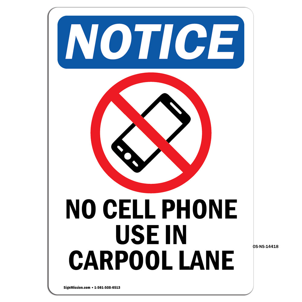 No Cell Phone Use In Carpool Lane