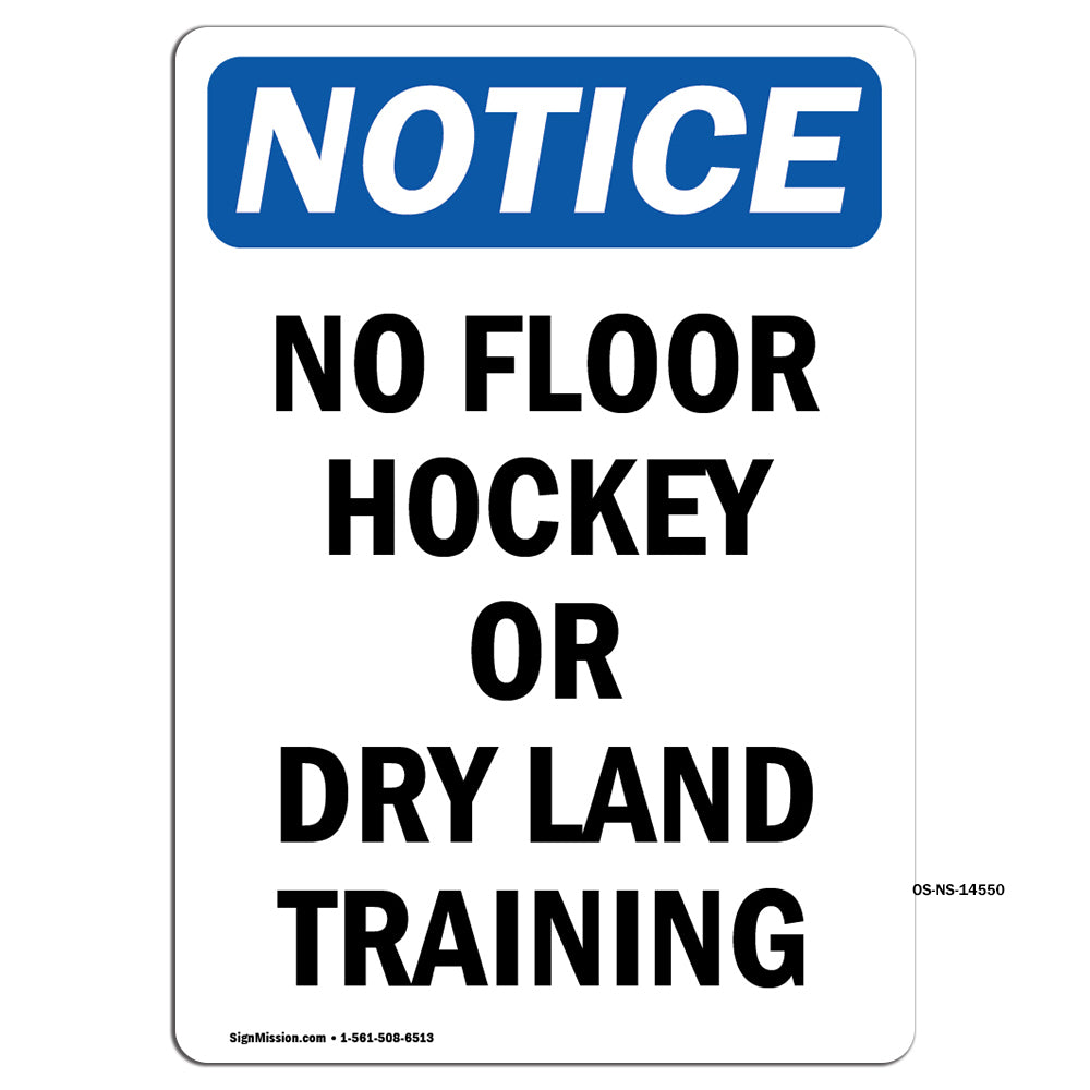No Floor Hockey Or Dry Land Training