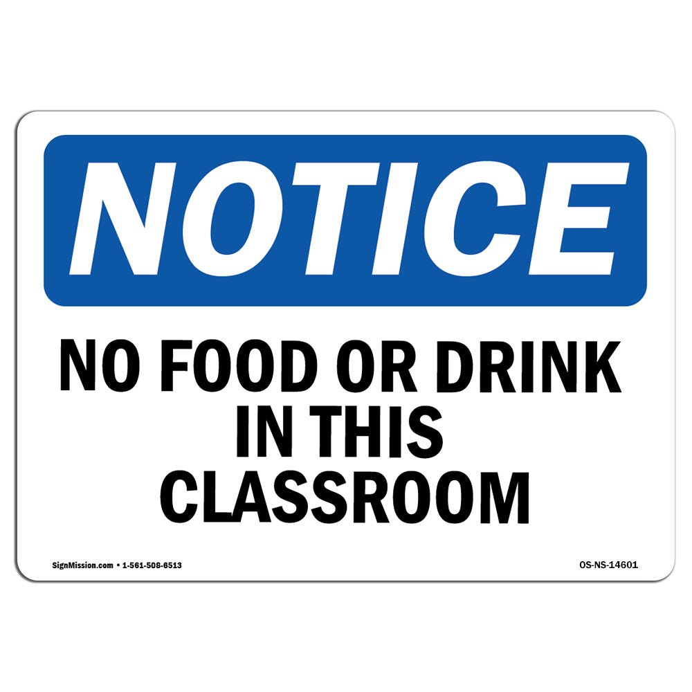 No Food Or Drink In This Classroom