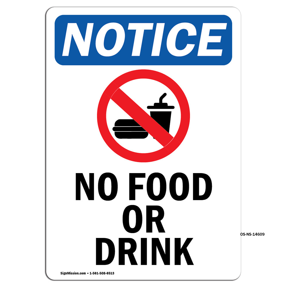 No Food Or Drink