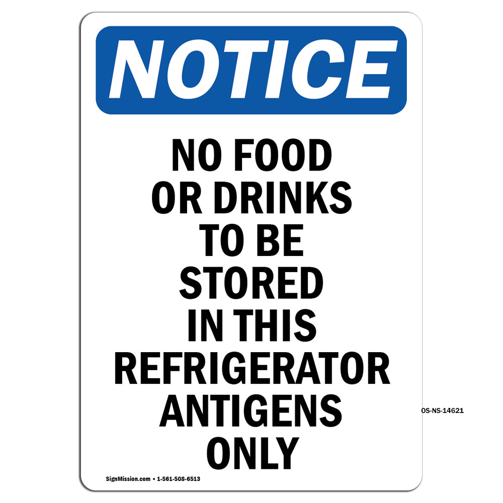 No Food Or Drinks To Be Stored In This Refrigerator