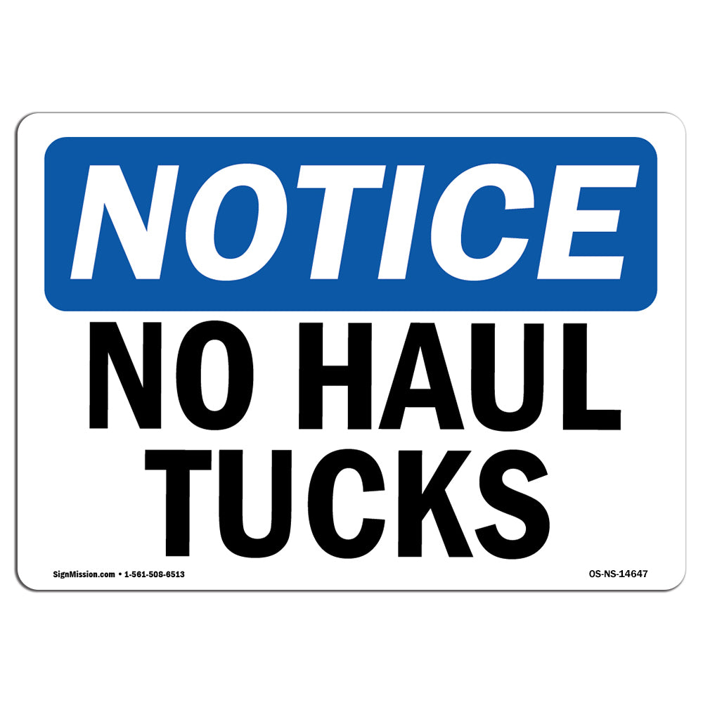 No Haul Trucks